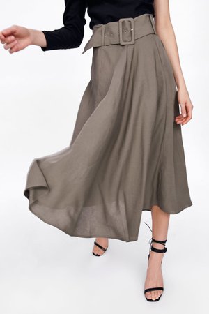 BELTED SKIRT - View All-SKIRTS-WOMAN | ZARA United States