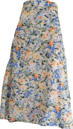 SHEIN floral skirt