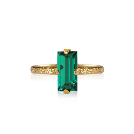 Baguette Ring / Emerald