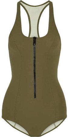 Elisa Bonded Swimsuit - Army green