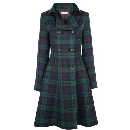The Kate Coat in Plaid | Tartan fashion, Dress coat outfit, Tartan coat