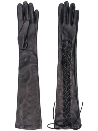 Manokhi Mano long leather gloves