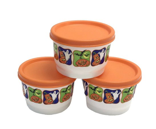 Tupperware Halloween Snack Cups Set of 3 matching cups NEW | eBay