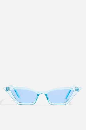CINDY Crystal Slim Sunglasses | Topshop