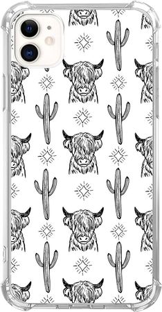 Amazon.com: West Cow Cactus Pattern Case for iPhone 12/iPhone 12 Pro , Wild West Animal Cow Plants Cactus Cover for iPhone 12/iPhone 12 Pro , Cool Cute TPU Bumper Phone Case Cover for iPhone 12/iPhone 12 Pro : Cell Phones & Accessories