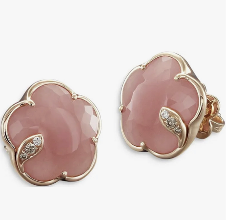 rose earrings