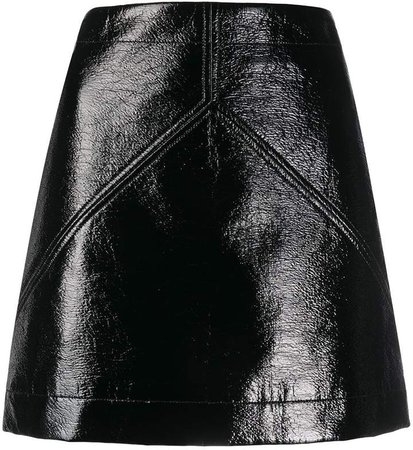 Polished Finish Mini Skirt