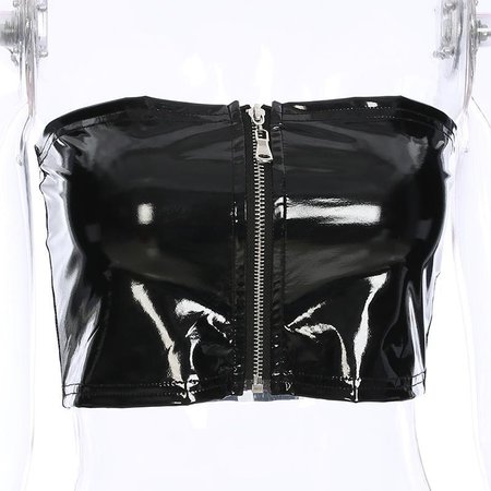 "ALPHA" ZIPPERED TUBE TOP - AESTHENTIALS