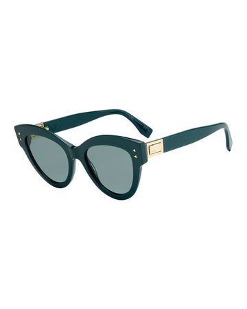 Fendi Acetate Cat-Eye Sunglasses