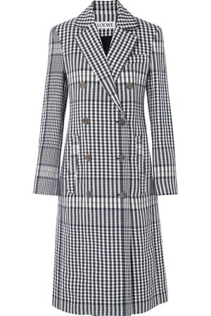 Loewe | Checked linen coat | NET-A-PORTER.COM