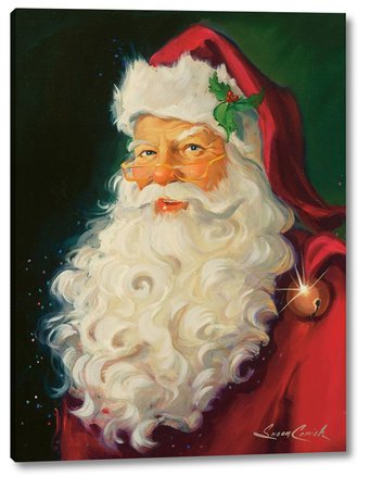 Merry Chrismas Santa by Susan Comish | PrintArt.com