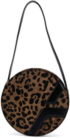 Manu leopard print shoulder bag