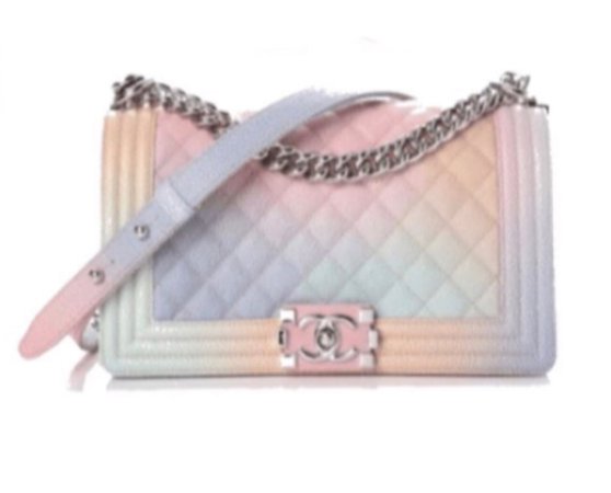 chanel pastel purse