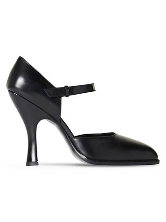 Shop The Row Leather Mary Jane Pumps | Saks Fifth Avenue