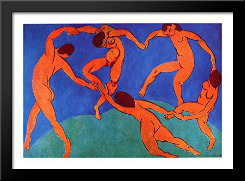 Amazon.com: Dance (II) 40x28 Large Black Wood Framed Print Art by Henri Matisse: Posters & Prints