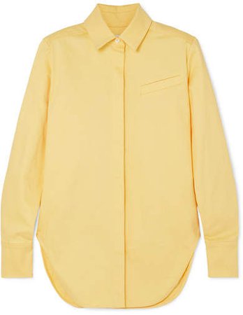 Aleksandre Akhalkatsishvili - Oversized Cotton-twill Shirt - Yellow