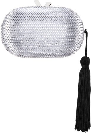 Oval Minaudiere with Tassel