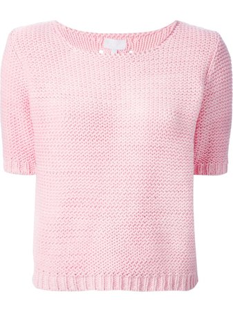 pink short sleeve knit sweater - Google Search