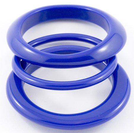 blue resin bangles