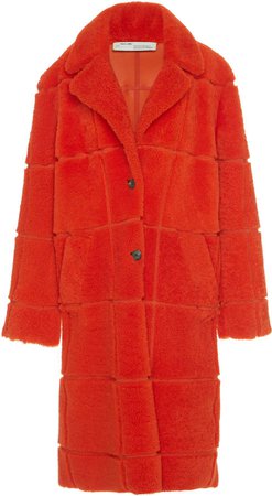 Oversized Quilted Fur Overcoat