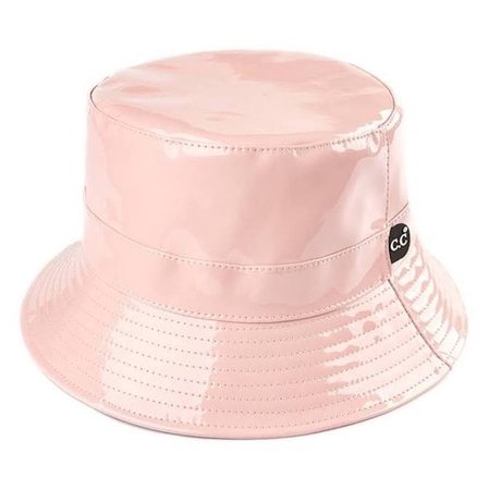 pink rain hat