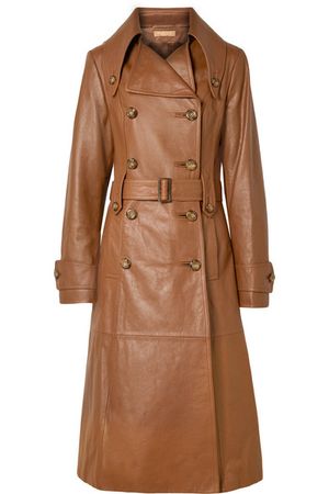 Michael Kors Collection | Belted leather trench coat | NET-A-PORTER.COM