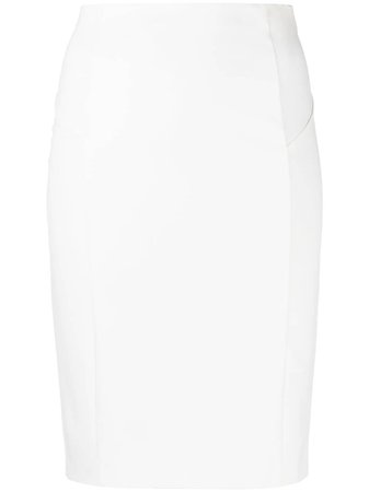 Patrizia Pepe high-waisted pencil skirt white CG0001AQ39 - Farfetch