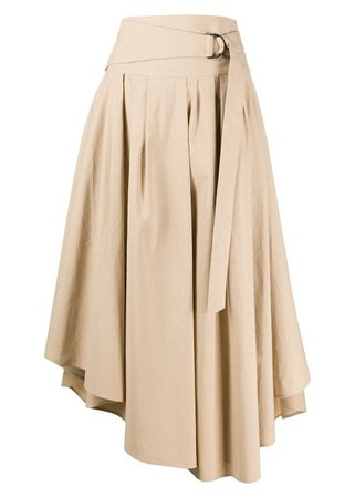 BRUNELLO CUCINELLI | Skirts | SKIRT | Belted Skirt | BEIGE | Tessabit Shop Online