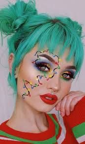christmas makeup looks full face easy - Google Search