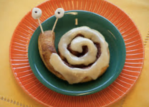 snail shaped food