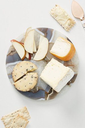 Quincy Composite Agate Cheese Board | Anthropologie