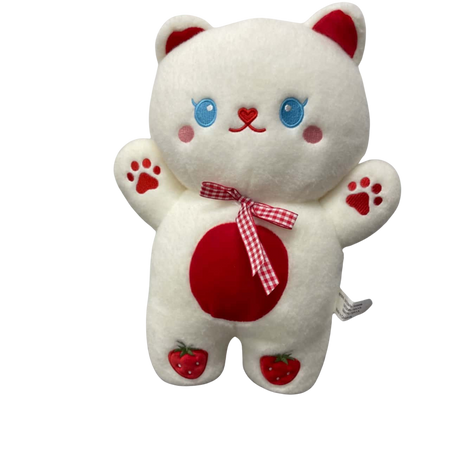 Strawberry Cat Plush Toy