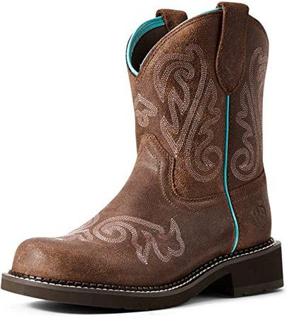 Amazon.com | ARIAT Women's Fatbaby Collection Western Cowboy Boot | Mid-Calf
