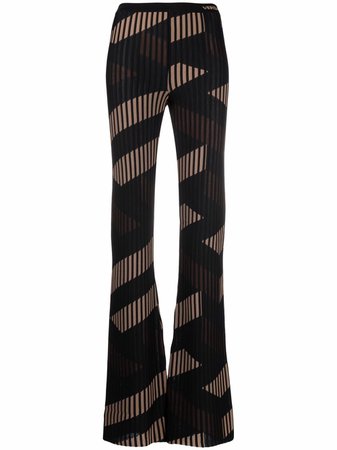 Versace расклешенные брюки La Greca - купить в интернет магазине в Москве | Цены, Фото.