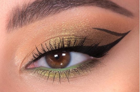 Green / Yellow Eye Makeup