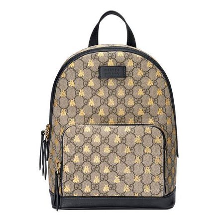 GG Supreme bees backpack - Gucci Women's Backpacks 4270429N0AG8319