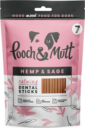 Pooch & Mutt - Dental Sticks für Hunde mit Hanf & Salbei, 251g Packung : Amazon.de: Haustier