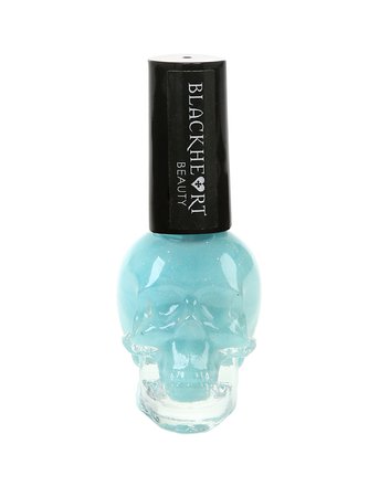 Blackheart Beauty Glow-In-The-Dark Nail Polish "Turquoise Sparkle"