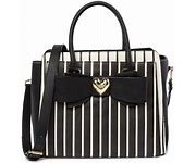 betsey johnson black and white handbags - Bing images
