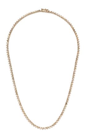 18k White Gold Brown Diamonds Necklace By Ara Vartanian | Moda Operandi