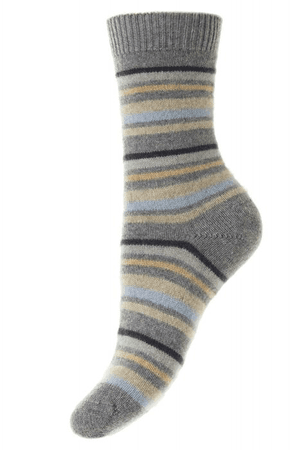grey stripe socks