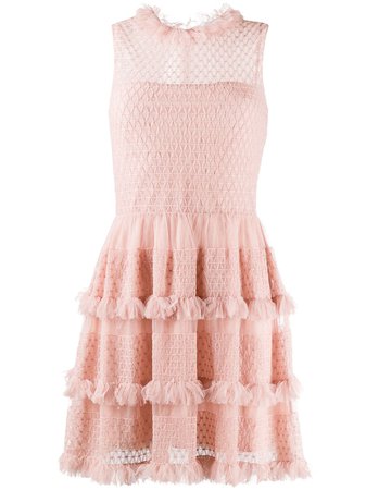 Red Valentino tulle tiered dress $990 - Buy AW19 Online - Fast Global Delivery, Price