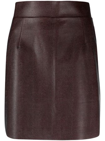 Prada belted pleated mini skirt