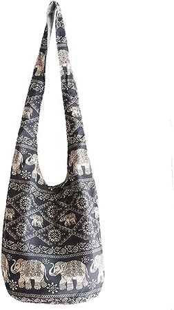 miaomiaojia Ethnic Style Bag Lady's Everyday Crossbody Shoulder Bags Women Tourist Cotton Fabric Bag, 026#1237, Large: Handbags: Amazon.com
