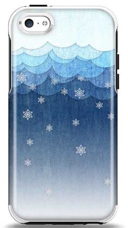 Phone case, snowflake