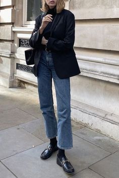 jeans with loafers