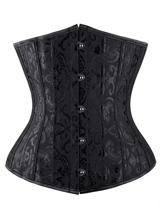 black lace corset