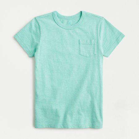J.Crew: Kids' Garment-dyed Pocket T-shirt For Boys