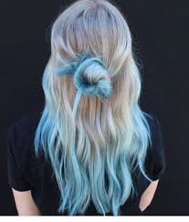 blonde and pastel blue hair - Google Search