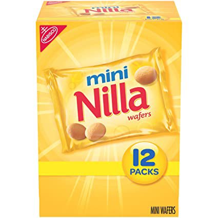 Amazon.com: Nilla Wafers Mini Vanilla Wafer Cookies, 12 Snack Packs: Prime Pantry
